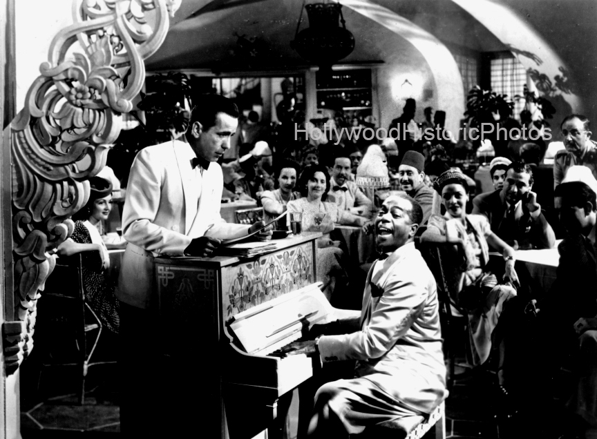 Humphrey Bogart 1942 6 with Dooley Wilson, Casablanca WM.jpg